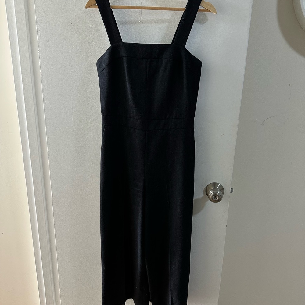 Club Monaco - Women’s Wool Jumpsuit in Dark Blue